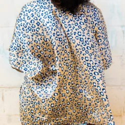 D & J Industies Co., LTD. Actin Up Kimono - Leopard