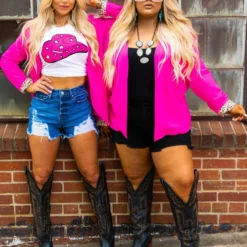 Dongguan Haohoo Clothing CO., Ltd Pink Cadillac Blazer New Arrivals