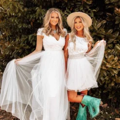 D & J Industries She's A Sweetheart Dress - White 13 D & J Industries She's A Sweetheart Dress - White