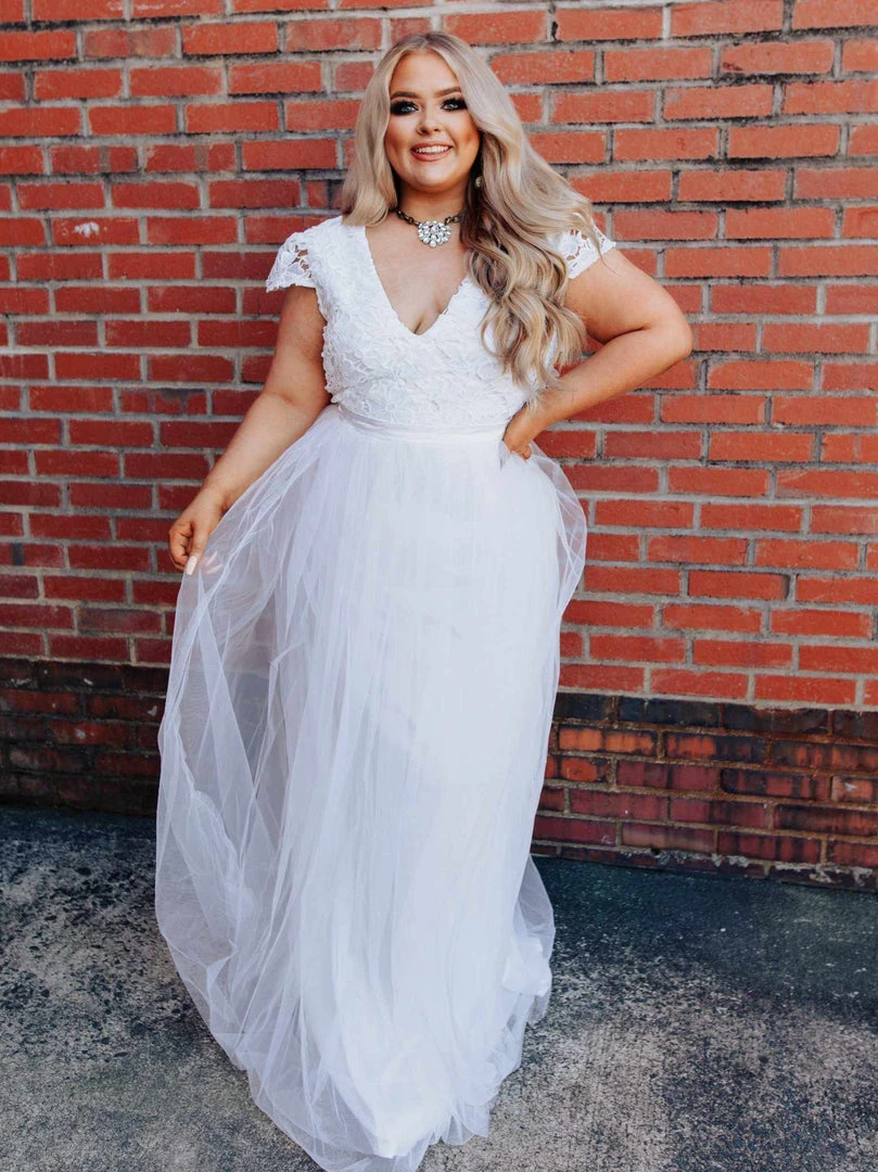 D & J Industries She's A Sweetheart Dress - White 8 D & J Industries She's A Sweetheart Dress - White