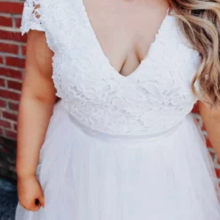 D & J Industries She's A Sweetheart Dress - White 18 D & J Industries She's A Sweetheart Dress - White