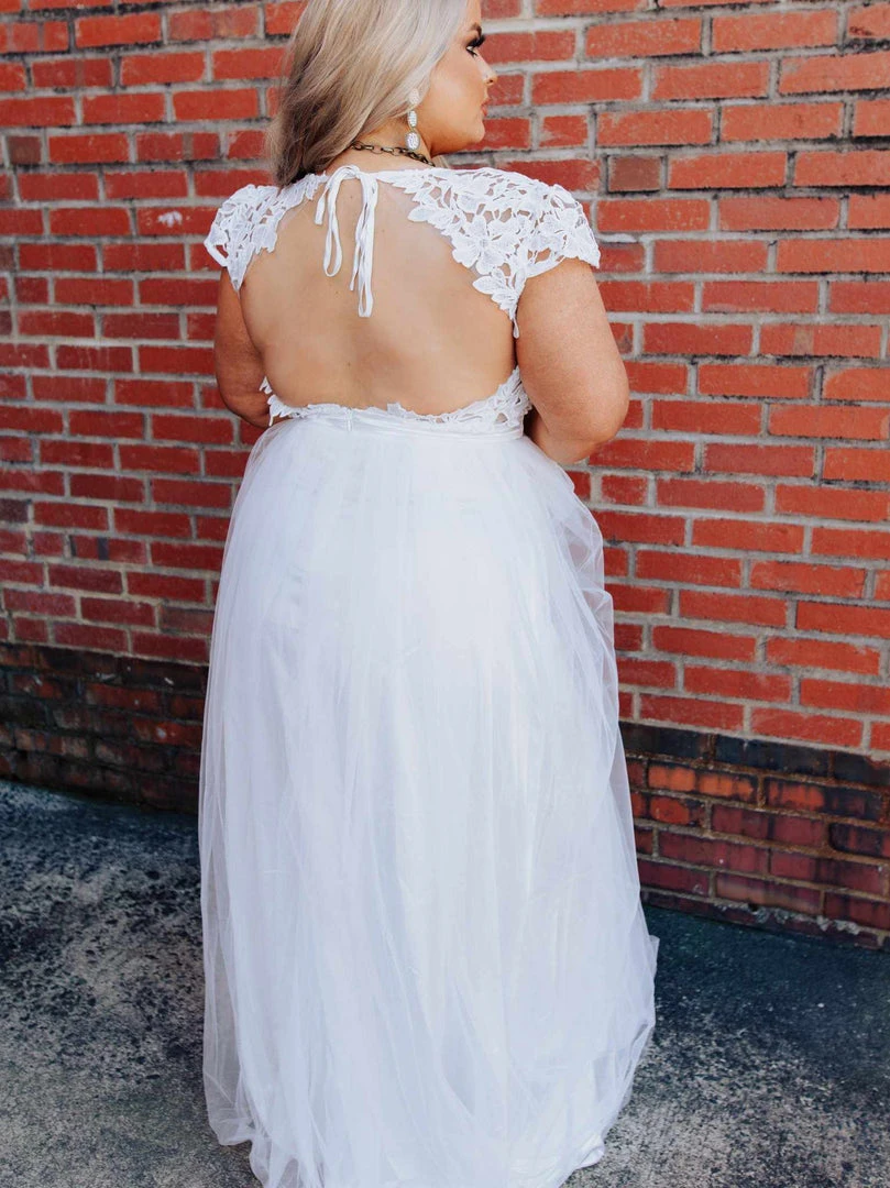 D & J Industries She's A Sweetheart Dress - White 10 D & J Industries She's A Sweetheart Dress - White