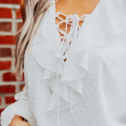 D & J Industries She's Somethin' Top - White