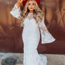 D & J Industries Special Moments Dress - White Bridal