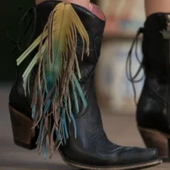 Lane Boots Spirit Animal Ankle Junk Gypsy Boot By Lane - Black