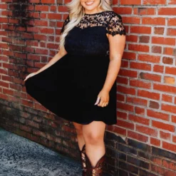 D & J Industries Summer Nights Dress - Black Sale!