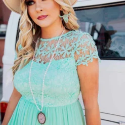 D & J Industries Summer Nights Dress - Mint 10 D & J Industries Summer Nights Dress - Mint