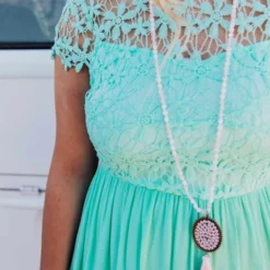 D & J Industries Summer Nights Dress - Mint 11 D & J Industries Summer Nights Dress - Mint