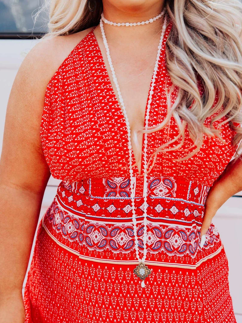 Dongguan Haohoo Clothing CO., Ltd Summer Oasis Dress - Red Dresses 2 Dongguan Haohoo Clothing CO., Ltd Summer Oasis Dress - Red Dresses