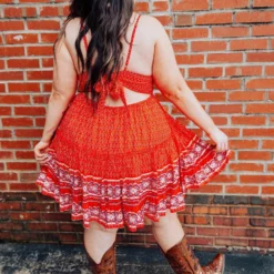 Dongguan Haohoo Clothing CO., Ltd Sale! Sunshine And Summertime Dress - Red