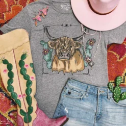 Rowdy Crowd Clothing Swanky Highlander Tee