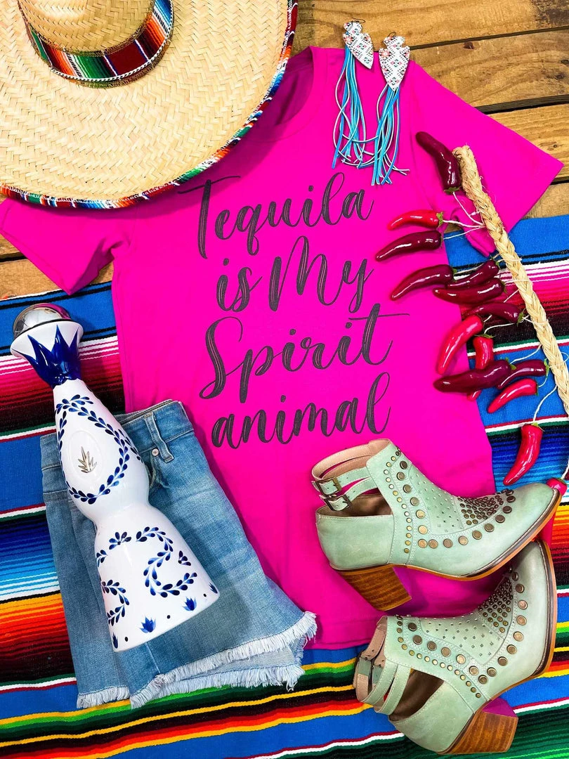 GTN Tequila Is My Spirit Animal Tee Clothing 2 GTN Tequila Is My Spirit Animal Tee Clothing