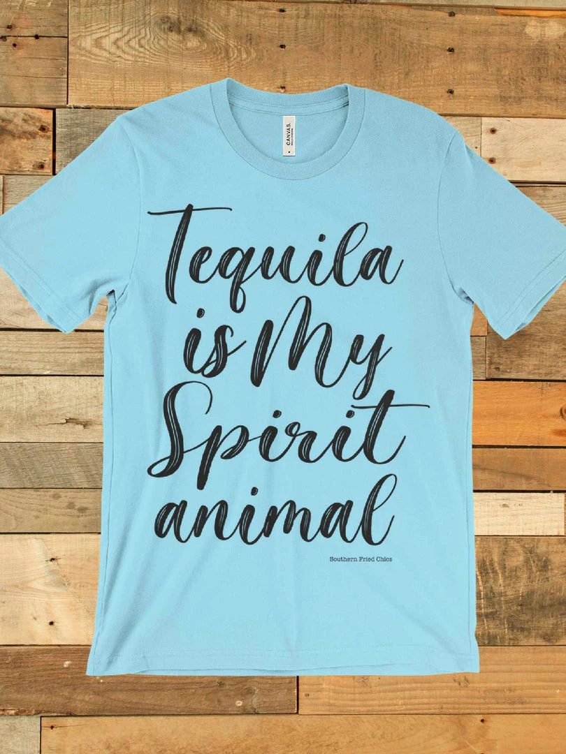 GTN Tequila Is My Spirit Animal Tee Clothing 3 GTN Tequila Is My Spirit Animal Tee Clothing