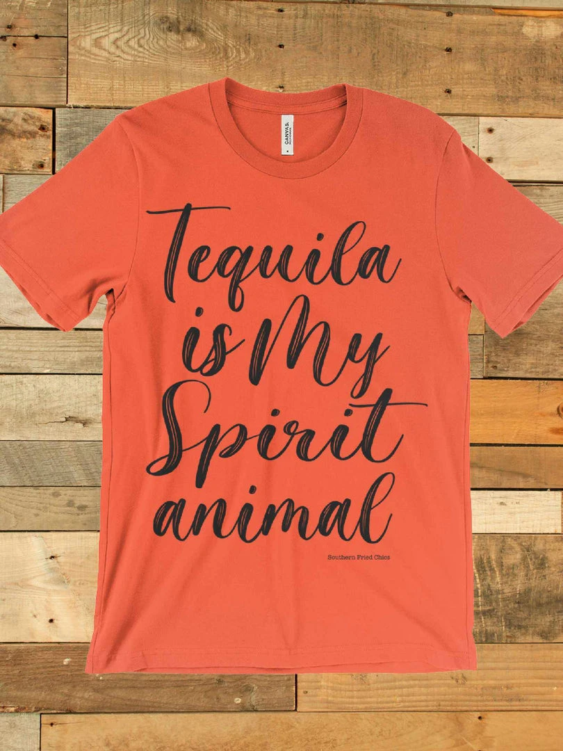GTN Tequila Is My Spirit Animal Tee Clothing 4 GTN Tequila Is My Spirit Animal Tee Clothing