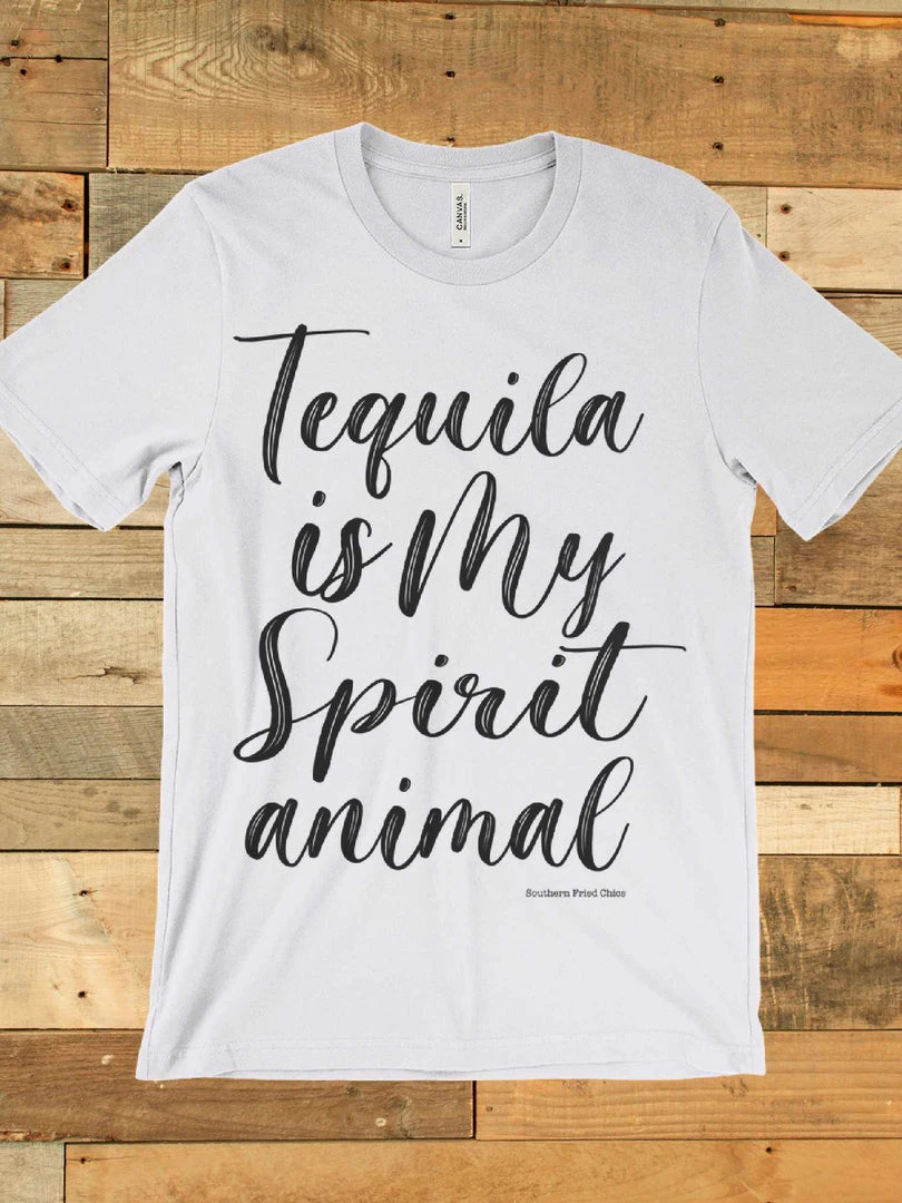 GTN Tequila Is My Spirit Animal Tee Clothing 5 GTN Tequila Is My Spirit Animal Tee Clothing