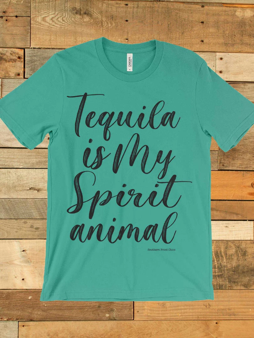 GTN Tequila Is My Spirit Animal Tee Clothing 6 GTN Tequila Is My Spirit Animal Tee Clothing