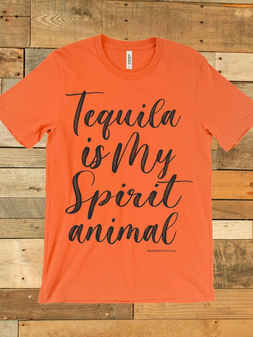 GTN Tequila Is My Spirit Animal Tee Clothing 7 GTN Tequila Is My Spirit Animal Tee Clothing