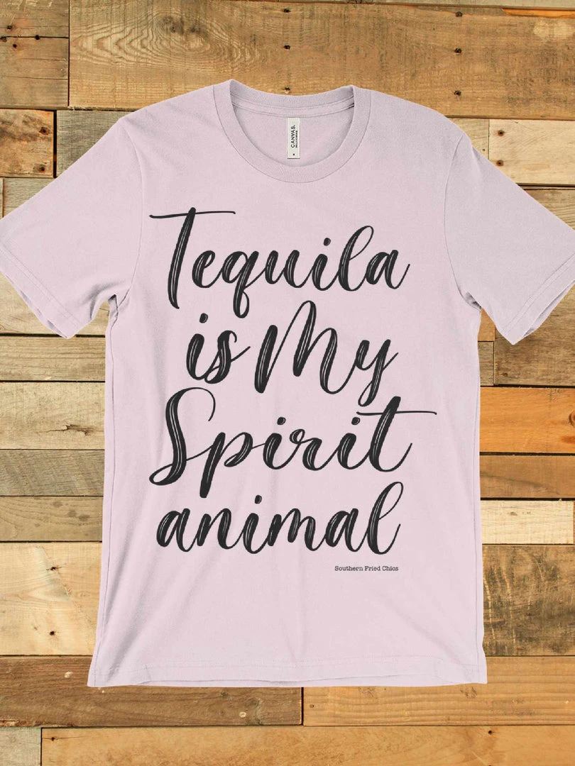 GTN Tequila Is My Spirit Animal Tee Clothing 8 GTN Tequila Is My Spirit Animal Tee Clothing