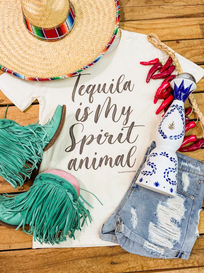 GTN Tequila Is My Spirit Animal Tee Clothing 1 GTN Tequila Is My Spirit Animal Tee Clothing