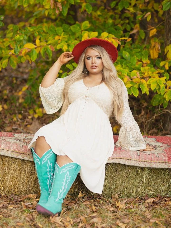 Southern Fried Chics Sale! The Delilah Bohemian Dress - CREAM 1 Southern Fried Chics Sale! The Delilah Bohemian Dress - CREAM