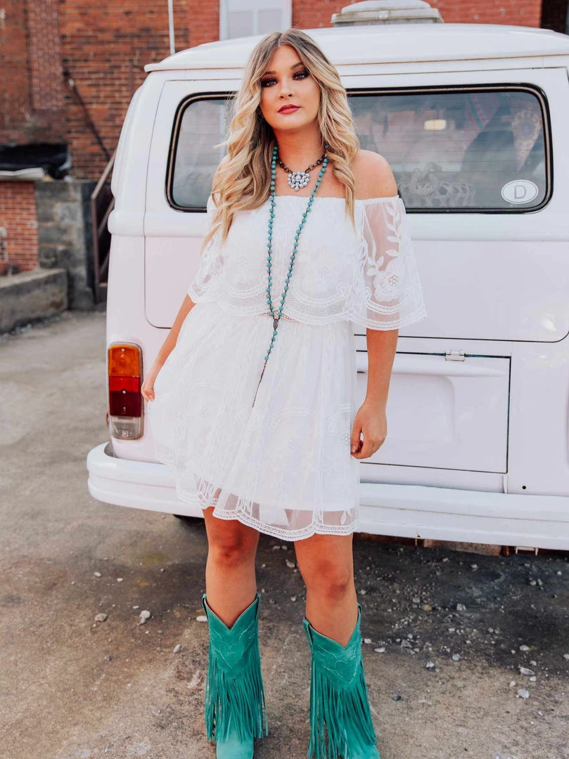 D & J Industries The Getaway Dress - White Sale! 1 D & J Industries The Getaway Dress - White Sale!