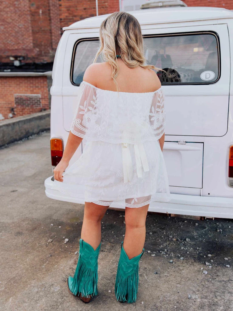 D & J Industries The Getaway Dress - White Sale! 4 D & J Industries The Getaway Dress - White Sale!