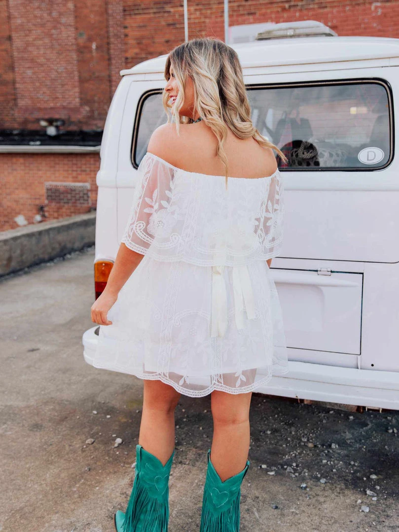 D & J Industries The Getaway Dress - White Sale! 5 D & J Industries The Getaway Dress - White Sale!