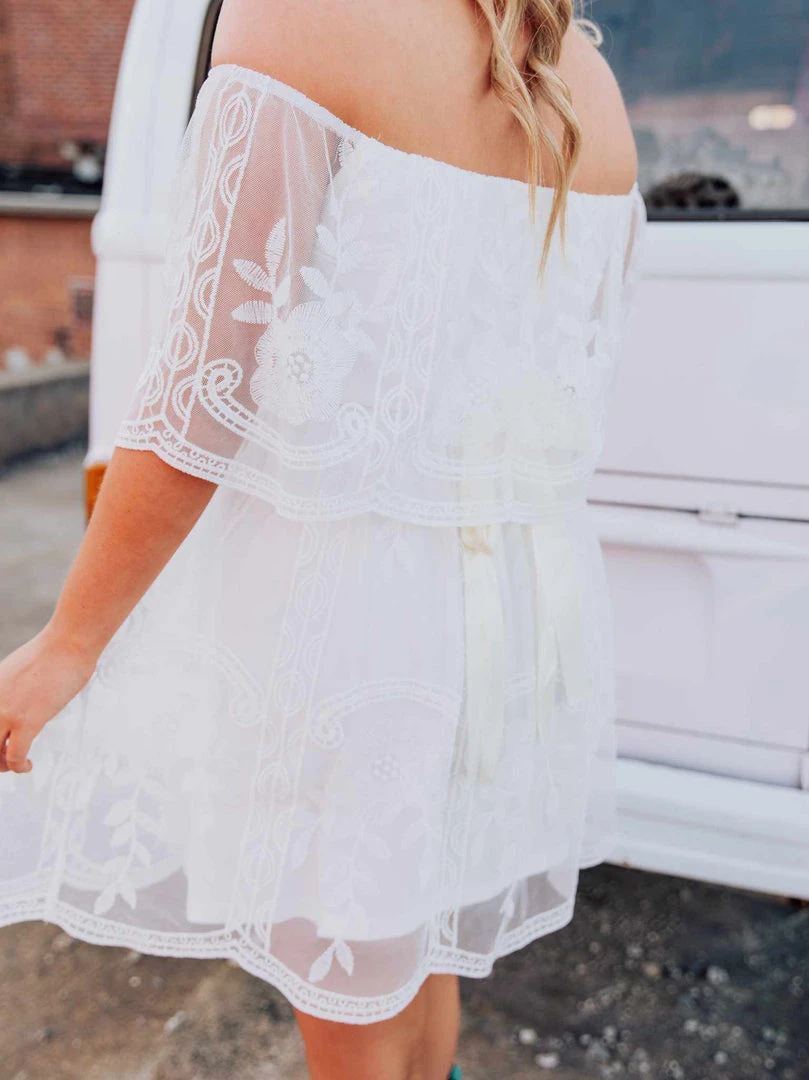 D & J Industries The Getaway Dress - White Sale! 6 D & J Industries The Getaway Dress - White Sale!