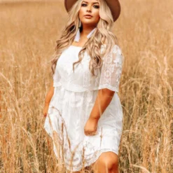 D & J Industries The Getaway Dress - White Sale!