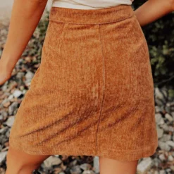 Dongguan Haohoo Clothing CO., Ltd The Southern Corduroy Skirt - Camel Sale!