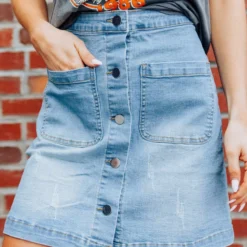 Dongguan Haohoo Clothing CO., Ltd Sale! The Southern Denim Skirt