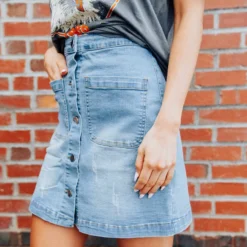 Dongguan Haohoo Clothing CO., Ltd Sale! The Southern Denim Skirt