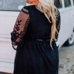 D & J Industries Sale! The Twyla Dress - Black