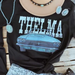 Miss Mud Pie Tees Thelma Tee - Black