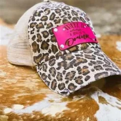 Country Rogue There's Always A Reason - Leopard Ball Cap