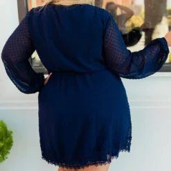 D & J Industries This One's For The Ladies Dress - Navy Blue Sale!