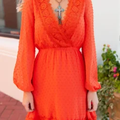 D & J Industries This One's For The Ladies Dress - Rust Sale!