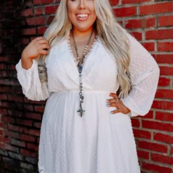 D & J Industries This One's For The Ladies Dress - White