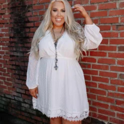 D & J Industries This One's For The Ladies Dress - White 7 D & J Industries This One's For The Ladies Dress - White