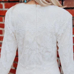 Southern Fried Chics Tie The Knot Lace Dress Bridal