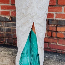 Southern Fried Chics Tie The Knot Lace Dress Bridal