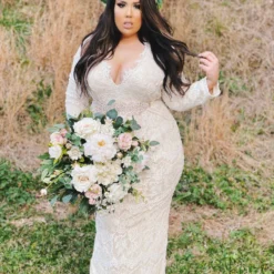 Southern Fried Chics Tie The Knot Lace Dress Bridal