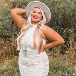 Southern Fried Chics Bridal To Have And To Hold Lace Dress - Ivory