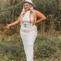 Southern Fried Chics Bridal To Have And To Hold Lace Dress - Ivory