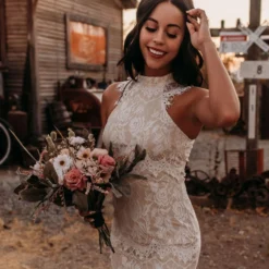 Southern Fried Chics Bridal To Have And To Hold Lace Dress - Ivory