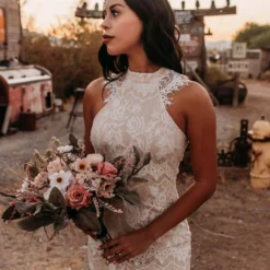 Southern Fried Chics Bridal To Have And To Hold Lace Dress - Ivory