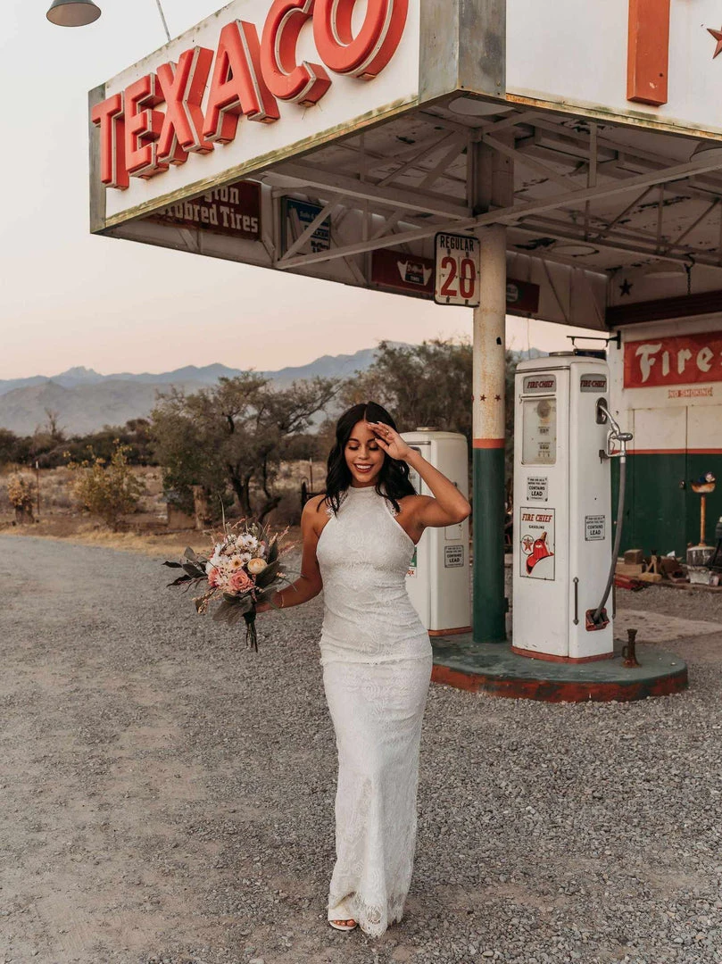 Southern Fried Chics Bridal To Have And To Hold Lace Dress - White 4 Southern Fried Chics Bridal To Have And To Hold Lace Dress - White