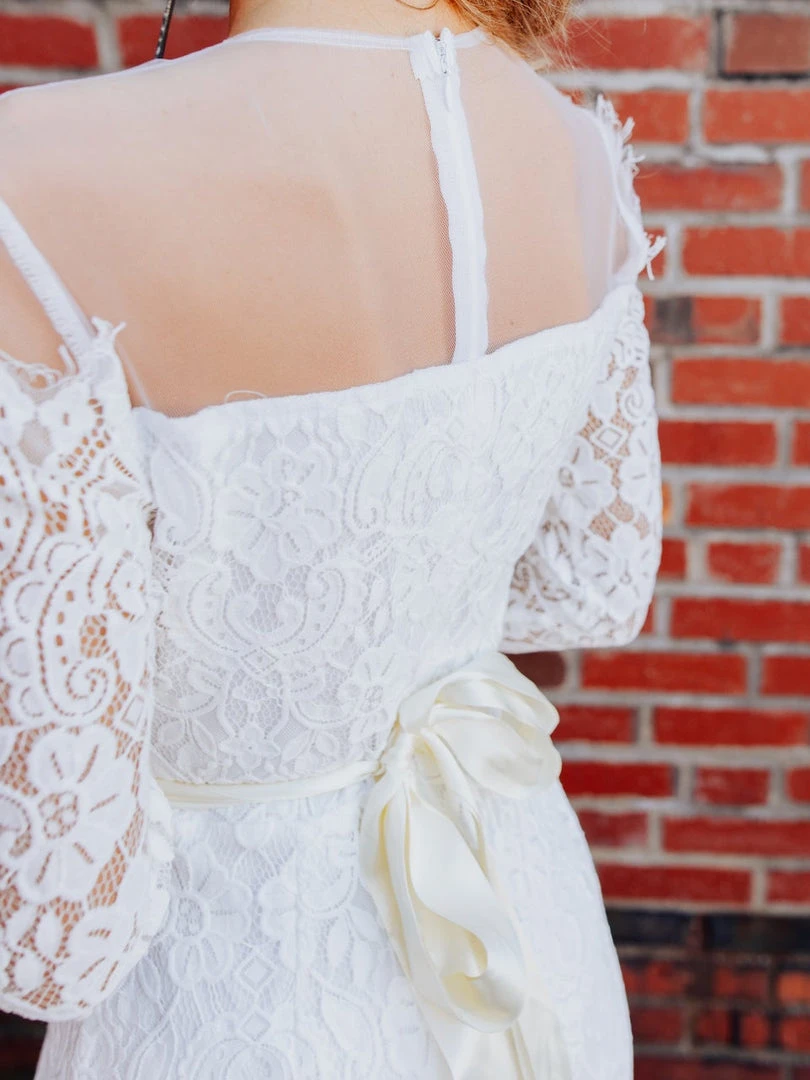 D & J Industries Bridal Tonight We Dance Dress - White 7 D & J Industries Bridal Tonight We Dance Dress - White