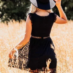 D & J Industries Sale! Twirl You Around Dress - Black