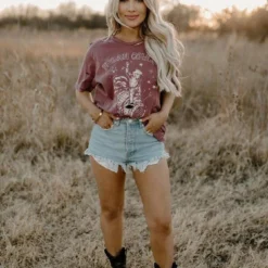 Country Deep Clothing Urban Cowboy Distressed Tee